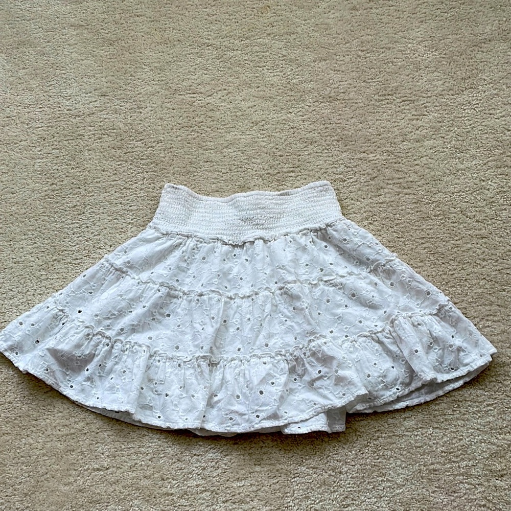 White skirt
